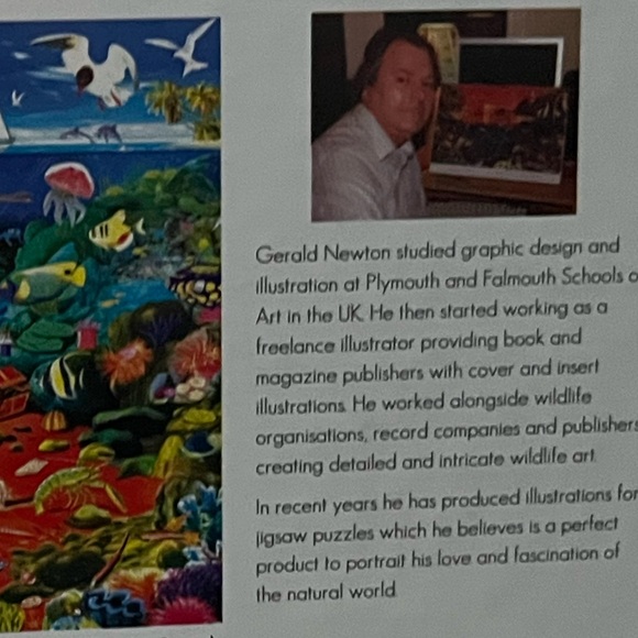 New in box- Puzzle Collector “Amazing Coral Reef” by Gerald Newton, 1000 pieces - Picture 3 of 3